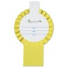 View Image 2 of 2 of Pleated Rosette - 6" x 4" - Single Streamer - Pin