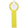 View Image 2 of 2 of Pleated Rosette - 11" x 4" - Single Streamer - Pin