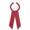 View Image 2 of 2 of Pleated Rosette - 11" x 4" - Double Streamer - Pin