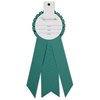 View Image 2 of 2 of Pleated Rosette - 8" x 3" - Triple Streamer - Pin