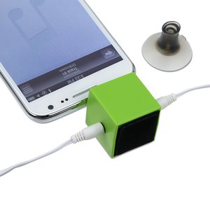 Additional Image 4 - a green cube with a white cord