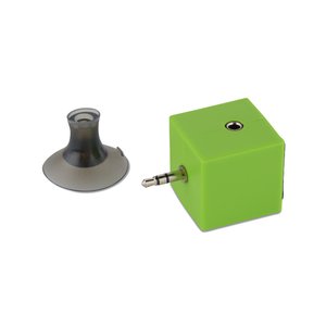 Additional Image 1 - a green cube with a black push pin