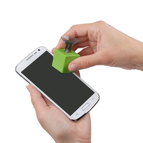 Additional Image 3 - a person cleaning a cellphone