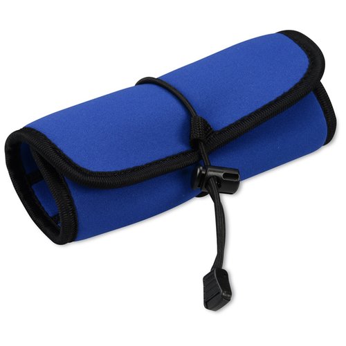 Additional Image 1 - a blue and black roll up pouch