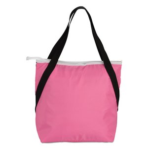 Additional Image 2 - a pink bag with black straps