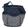 View Image 2 of 2 of Round Multi-Pocket Utility Tote - Sailing Compass