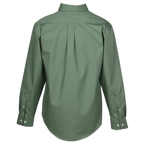Additional Image 1 - a back view of a green shirt