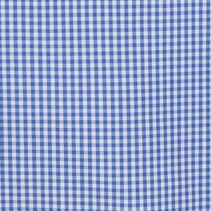 Additional Image 2 - a close up of a blue and white checkered shirt