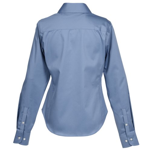 Additional Image 1 - a blue shirt with long sleeves