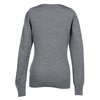 View Image 3 of 3 of Cutter & Buck V-Neck Merino Blend Sweater - Ladies'