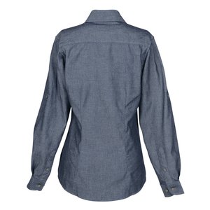Additional Image 2 - a back view of a grey shirt