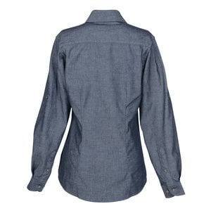 Additional Image 2 - a back view of a grey shirt