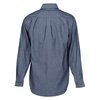View Image 3 of 3 of Chambray Roll Sleeve Double Pocket Shirt - Men's - 24 hr