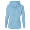 View Image 2 of 2 of J. America - Cosmic Poly Fleece Hoodie - Ladies' - Embroidered