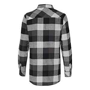 Additional Image 1 - a back of a flannel shirt
