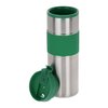 View Image 2 of 3 of Belted Silver Travel Tumbler - 14 oz.