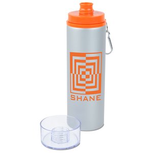 Additional Image 1 - a white and orange water bottle