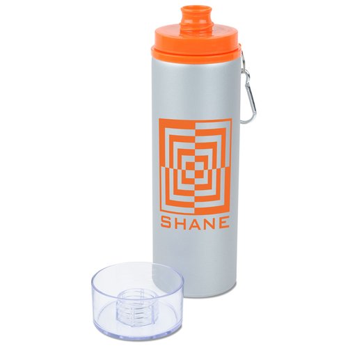 Additional Image 1 - a white and orange water bottle