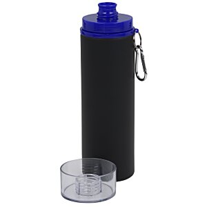 Additional Image 1 - a black and blue water bottle