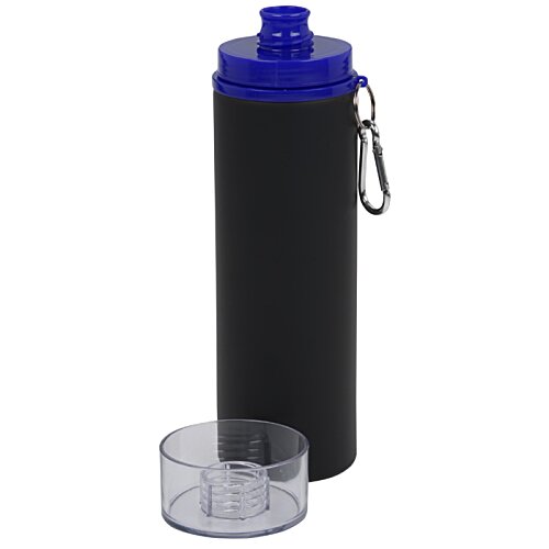 Additional Image 1 - a black and blue water bottle