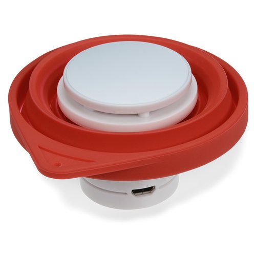 Additional Image 3 - a red and white circular object