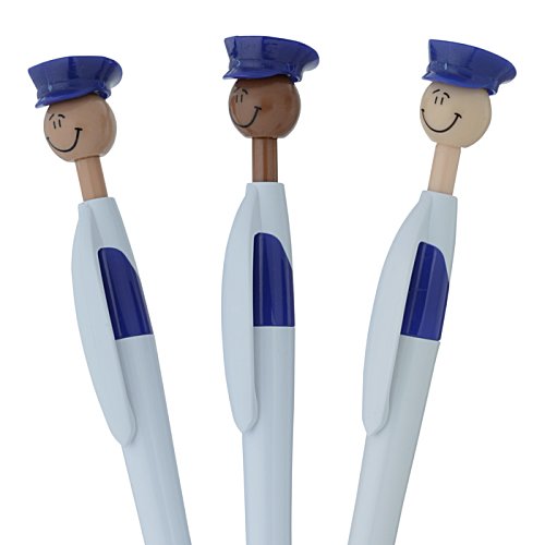 Additional Image 2 - a group of pens with faces