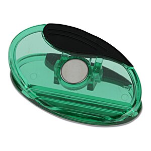 Additional Image 1 - a green pencil sharpener with a white circle