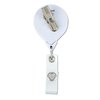View Image 2 of 3 of Antimicrobial Jumbo Retractable Badge Holder - 40" - Round