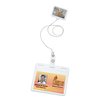 View Image 3 of 3 of Antimicrobial Jumbo Retractable Badge Holder - 40" - Rectangle