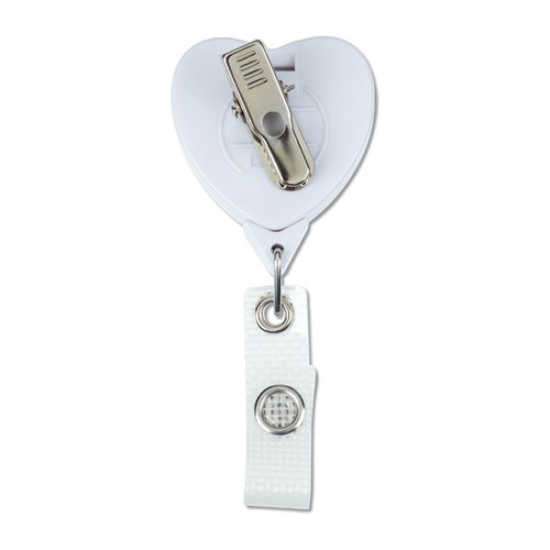 Additional Image 1 - a white heart shaped badge
