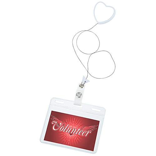Additional Image 2 - a red badge with a cord
