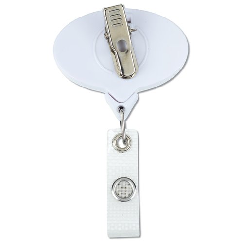 Additional Image 1 - a white badge with a silver clasp