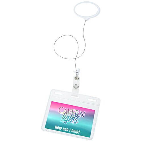 Additional Image 2 - a badge with a cord