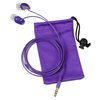 View Image 3 of 3 of Accent Ear Buds with Pouch - 24 hr