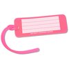 View Image 2 of 2 of Rectangle Luggage Tag  - 1-1/2" x 4" - Translucent