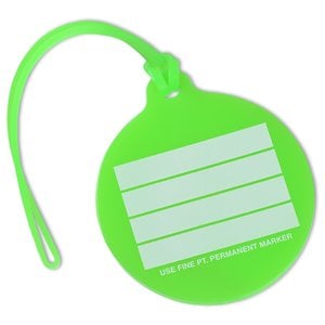 Additional Image 1 - a green tag with white stripes
