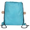 a blue backpack with straps