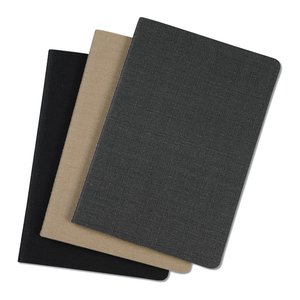 Additional Image 1 - a stack of black and tan books