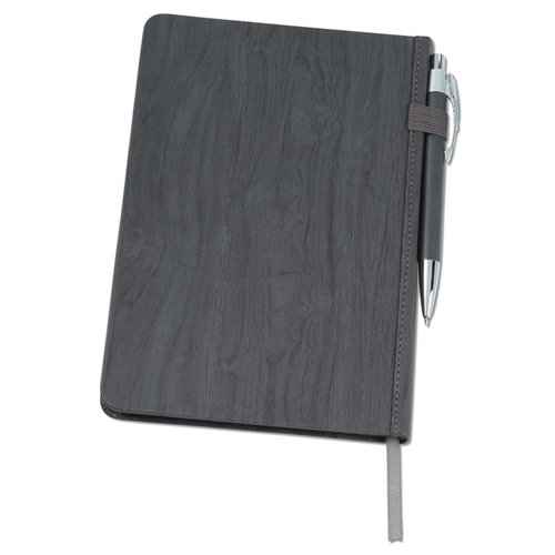 Additional Image 2 - a black notebook with a cord