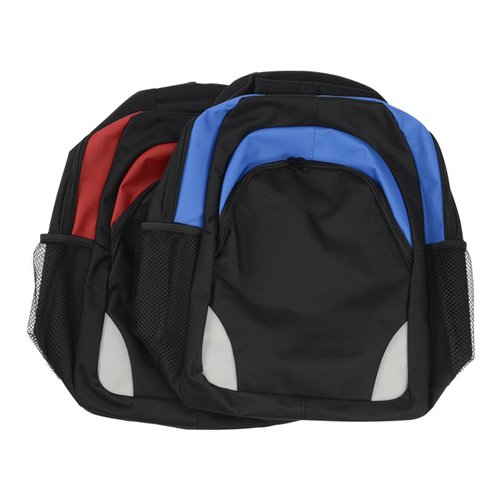 Additional Image 3 - a group of black and blue backpacks