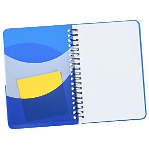 Additional Image 3 - a white notebook with purple cover