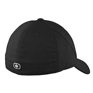 Additional Image 2 - a black hat with a white logo
