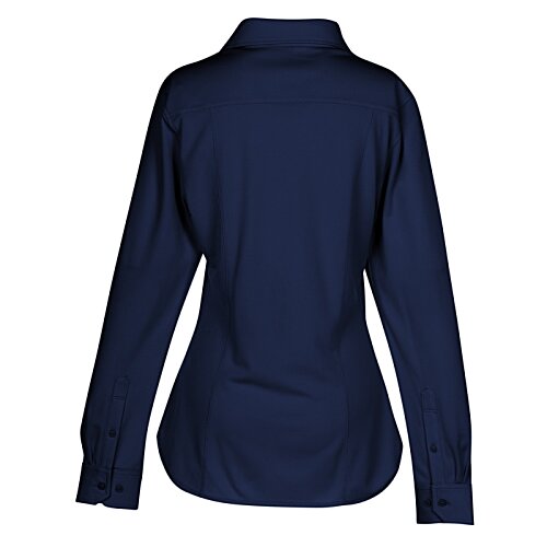 Additional Image 1 - a blue shirt with a long sleeve
