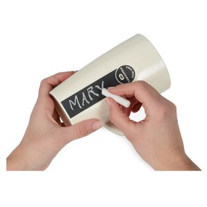 Additional Image 2 - a person writing on a mug