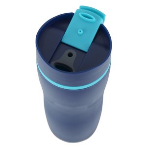 Additional Image 1 - a black and blue cup