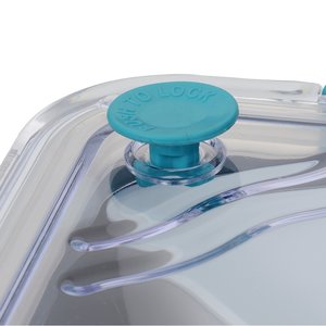 Additional Image 1 - a blue button on a white surface