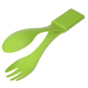 Additional Image 2 - a green plastic spoon and fork