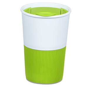 Additional Image 2 - a green and white cup