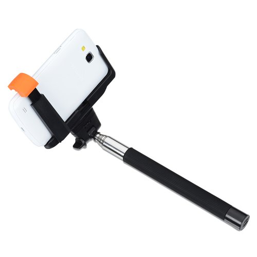 Additional Image 1 - a selfie stick with a white and black cover