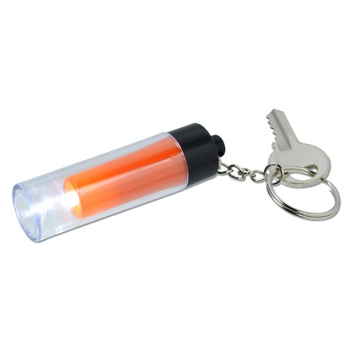 Additional Image 1 - a key chain with orange substance in it